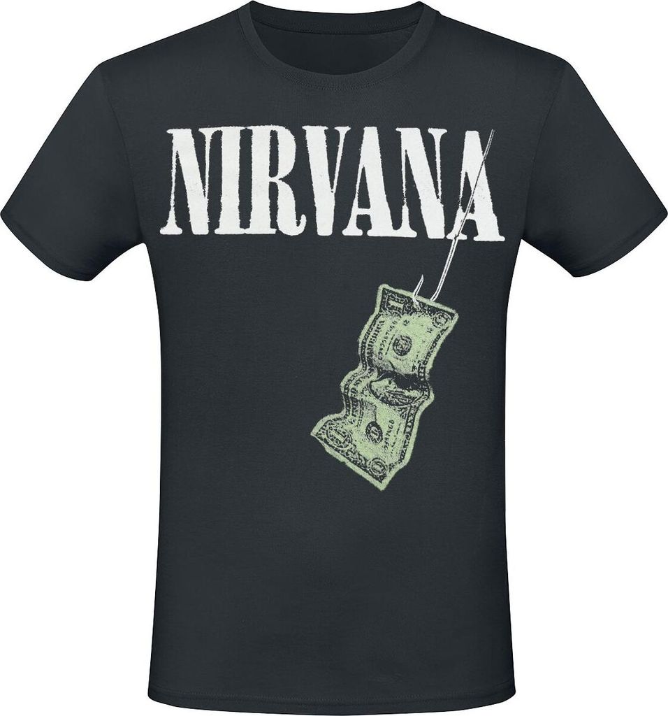 Nirvana T-Shirt Herren Nevermind Tracklist schwarz XXL