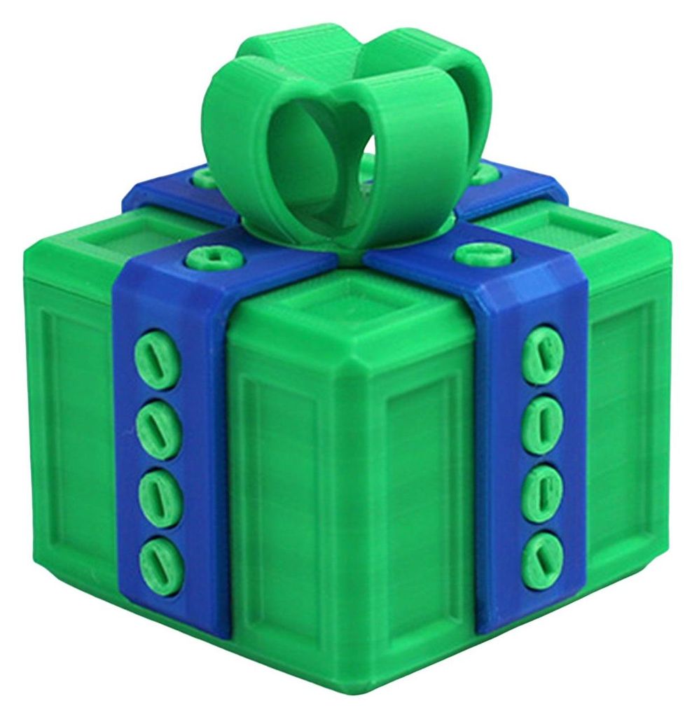 3D-gedruckte, nervige Geschenkbox mit Schrauben – Weihnachtspuzzle-Geschenkbox, Scherzartikel, Dekoration für Zuhause, Büro oder Schreibtisch, ...