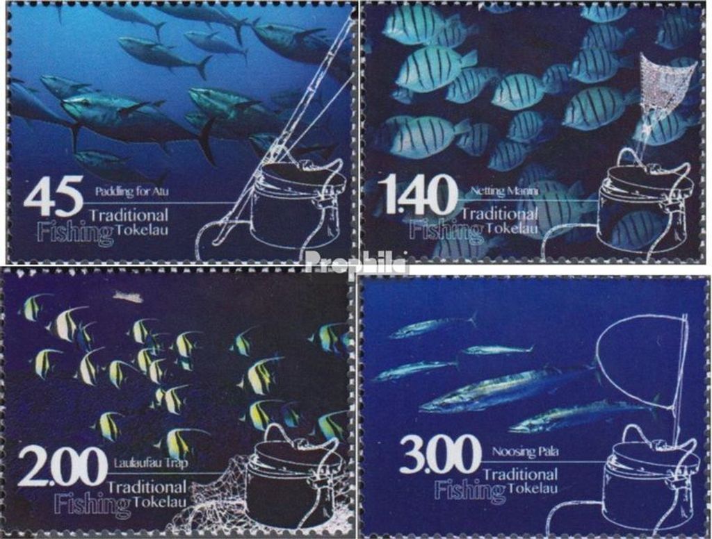 Briefmarken Tokelau 2015 Mi 460-463 (kompl.Ausg.) postfrisch Fischerei