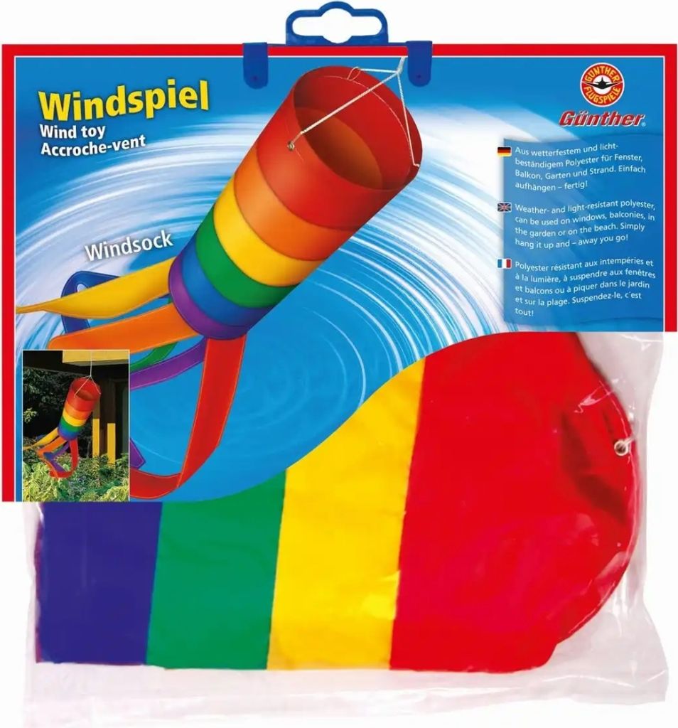 Gong wietrzny Windsock 100x12cm GÜNTHER 1310 Zdjęcie produktu 