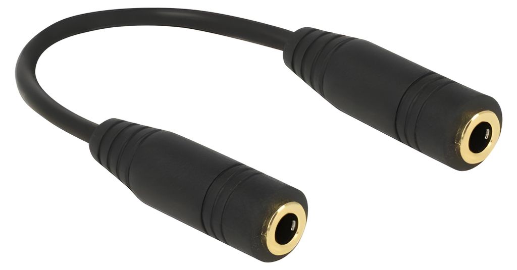 DELOCK Adapter Audio Klinke 3.5mm 4Pin-Bu > Bu 0.13m Immagine del prodotto 