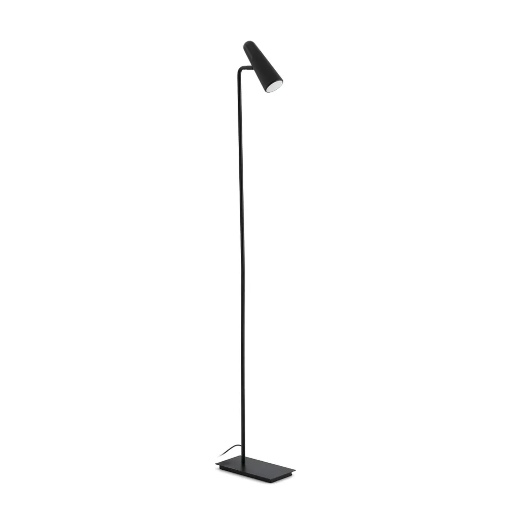 Lampe de Table LED Noire Faro 29049 en Métal pour Poste de Travail