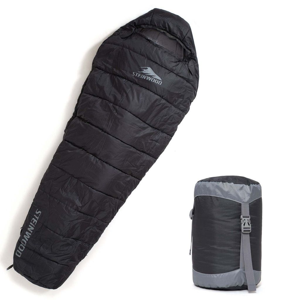 Steinwood Premium Schlafsack koppelbar extra breit 3-4 Produktbild 