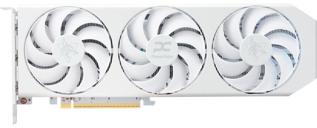 RX 9060 XT 16GB PowerColor Hellhound Spectal White OC GDDR6 Produktbild 