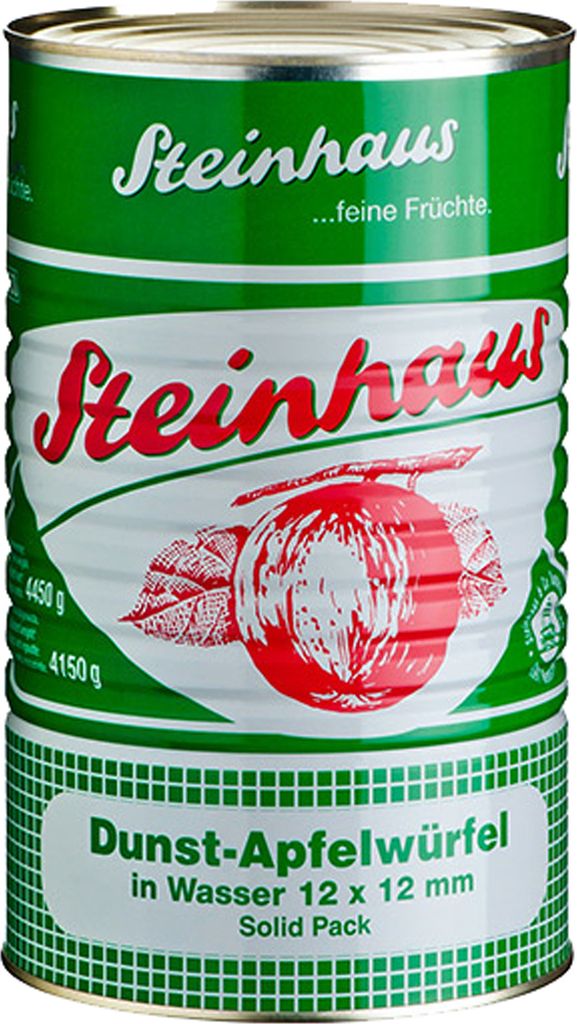 Steinhaus Dunst cubetti di mela fine conservati in acqua Immagine del prodotto 