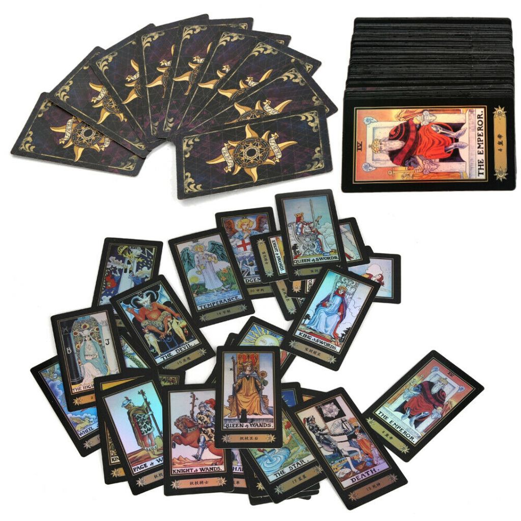 Tarotkarten Orakelkarten Rider Waite Tarot Card Karten Kartendeck Spielkarten DE 