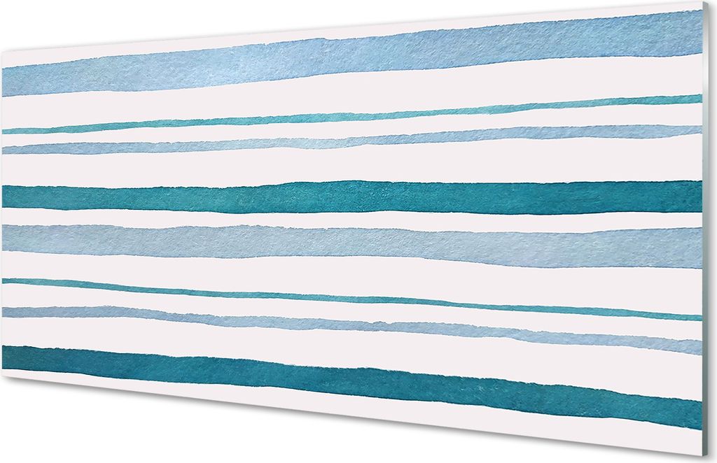 Spritzschutz 100x50 Wandkunst unregelmäßige Streifen