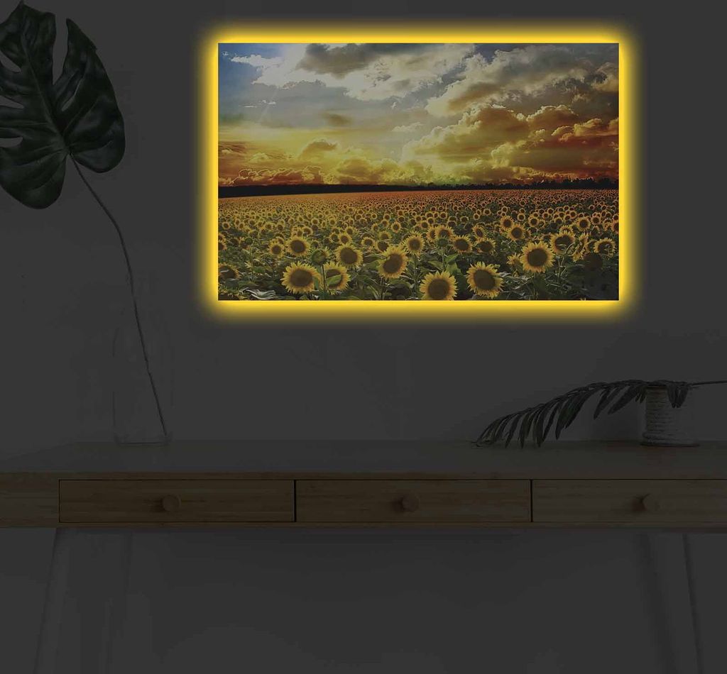 Opviq, 4570DHDACT- SHN4402, Bunt, Leinwandbilder, 45 x 70 cm, 100% Wildleder -Leinwand