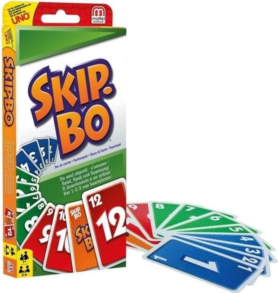 Schede MATTEL GA Display Skip-bo 52370 Immagine del prodotto 