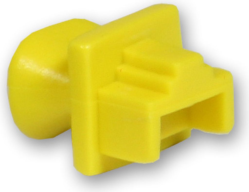 Staubschutzdeckel für RJ-45 Buchse, gelb, Good Connections