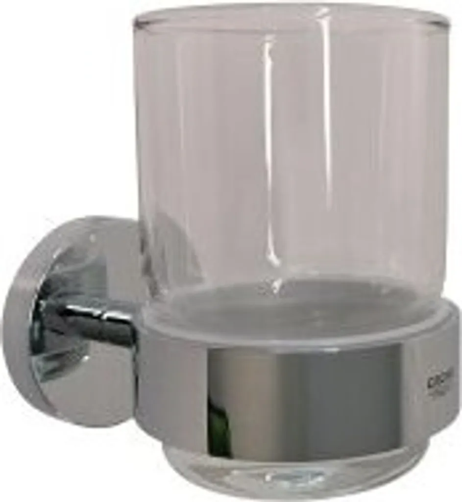 Support Verre en Cristal Grohe Essentials 40447001 Chrome Brillant