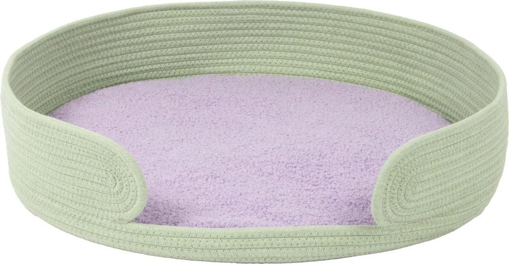 Coockoo Katzenkorb Lazy Lounge lindgrün, Maße: 55 x 55 x 12 cm