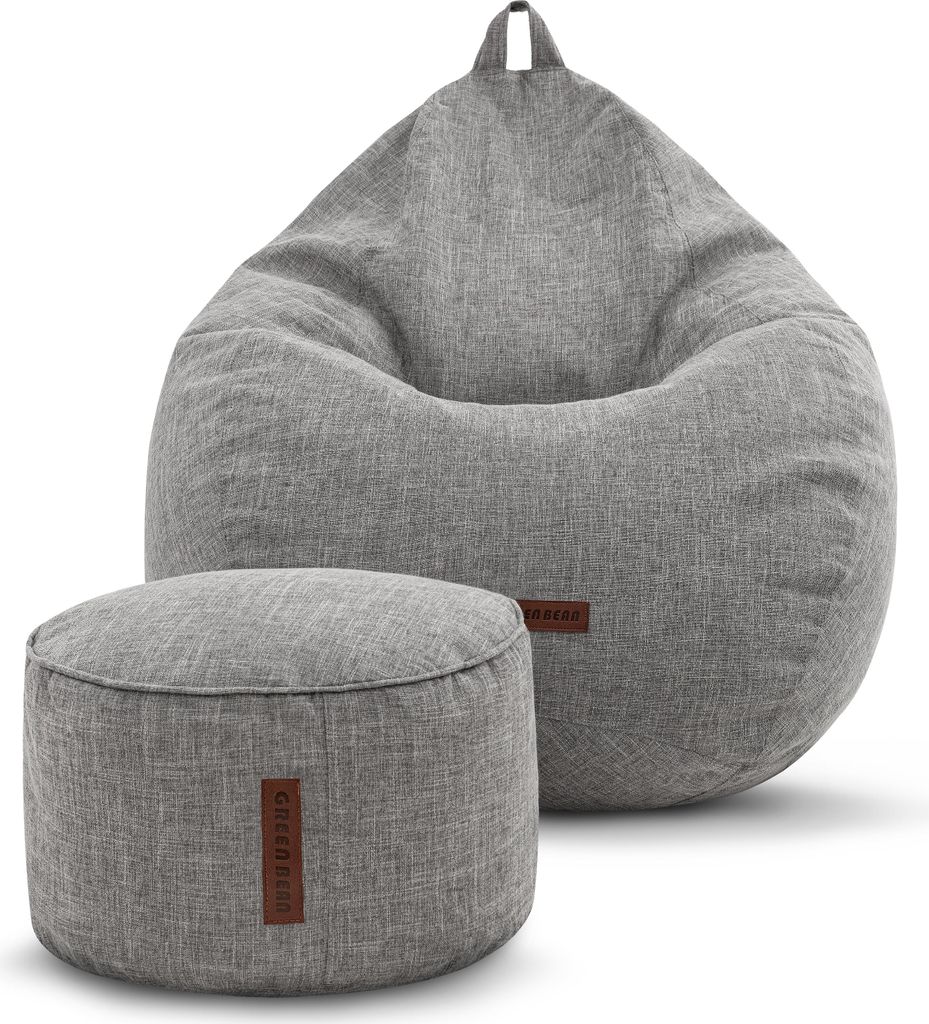 Green Bean® 2er Set Indoor XXL Sitzsack "Home Linen" + Produktbild 