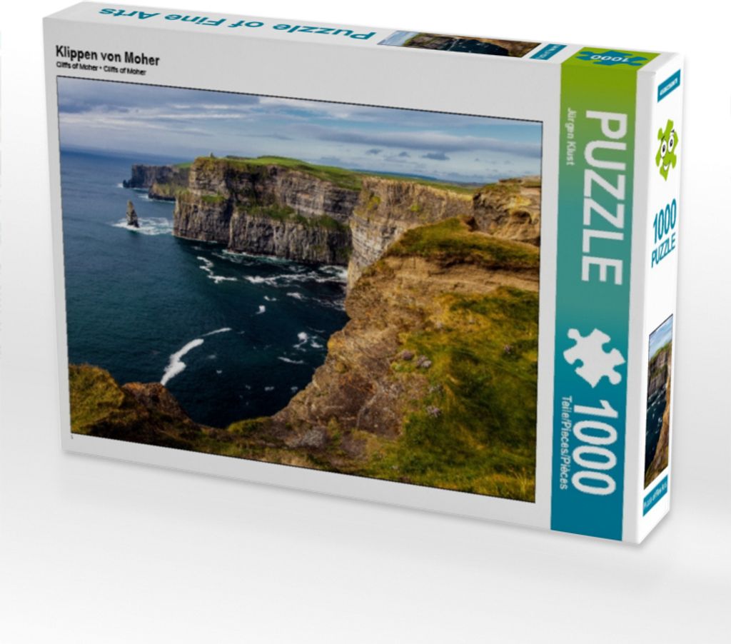 Calvendo Klippen von Moher 1000 Teile Puzzle quer 640x480mm, Klust Jürgen; 7344110