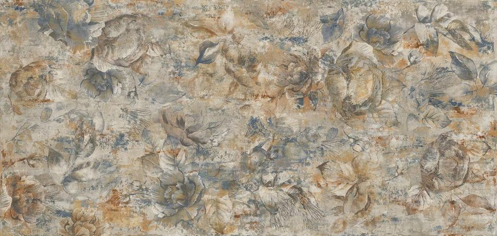 Timeline Botanical Keramikfliesen Fliesen Küchenfliesen Badfliesen Innenbereich 2x (60x120cm) 1,44 m² matt