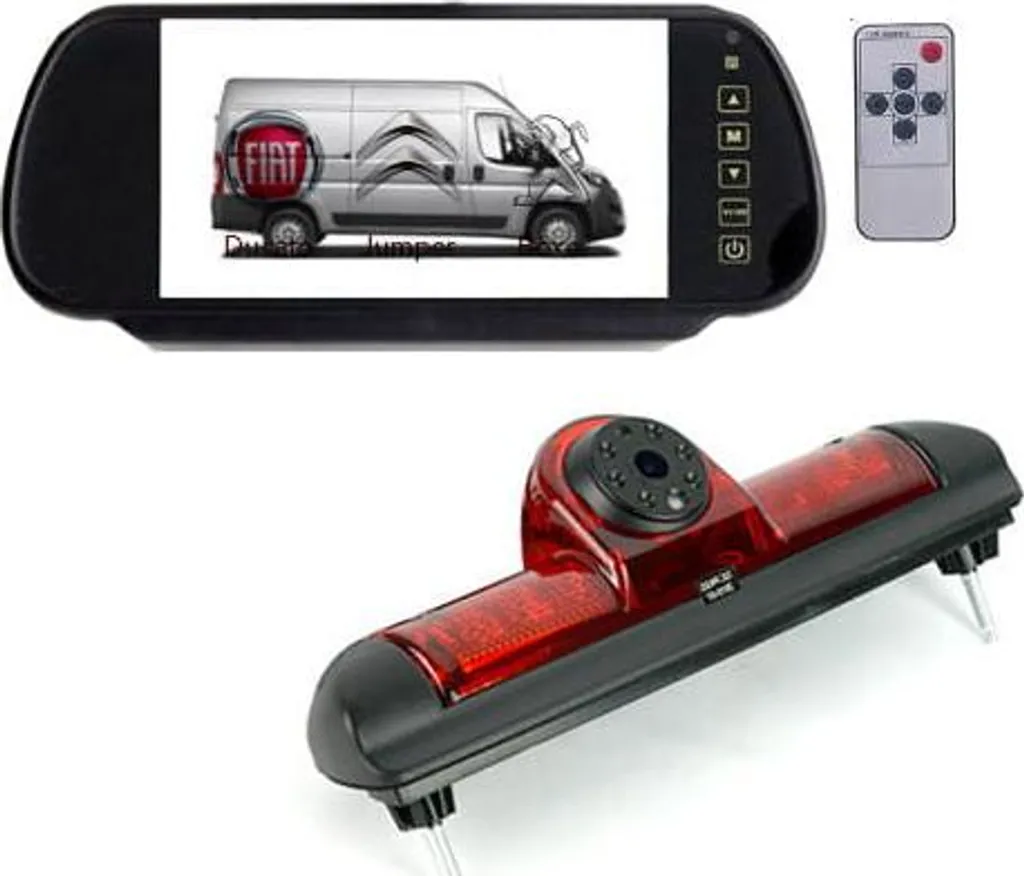 HD 1280 * 720P Terzo tetto Top Mount Luce Freno Telecamera di retromarcia Visione Notturna per FIAT Ducato 244 Bus Kasten/Peugeot Boxer/Citroen Jumper Relay 2002-2006