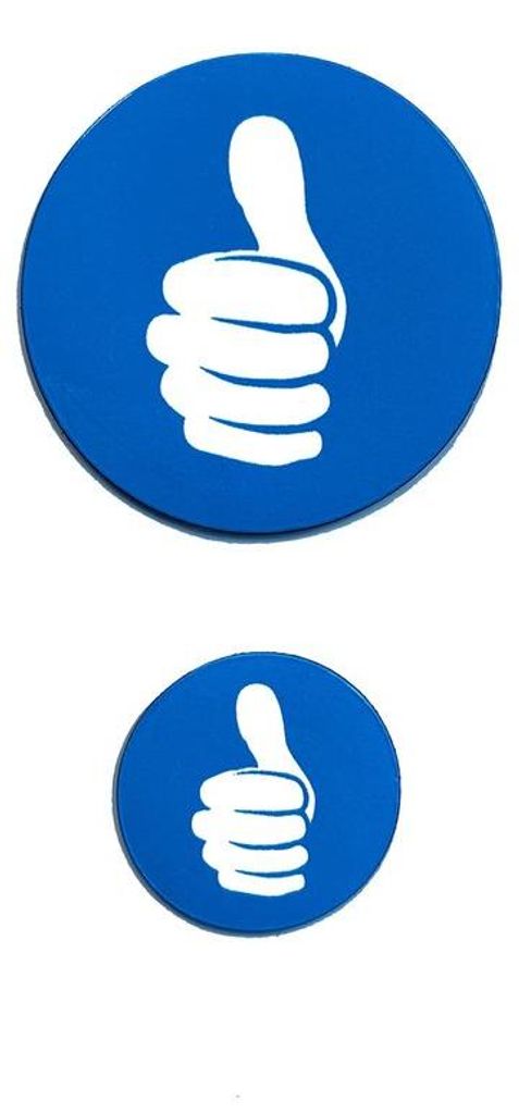 25 Schwarzkreis-Magnete für Präsentationen, Schulungen und Unterrichtsunterstützung