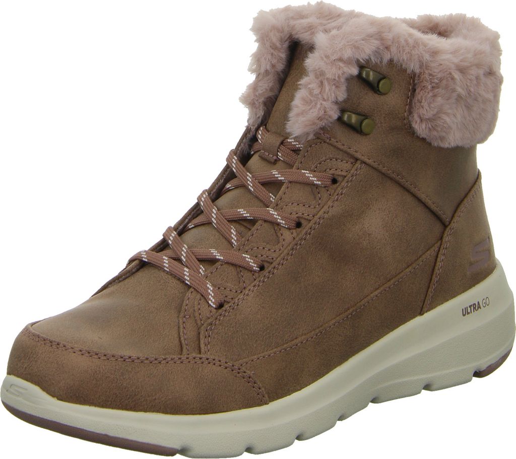Skechers Glacial Ultra - Cozyly - Mauve Polyester Größe: 42 Normal