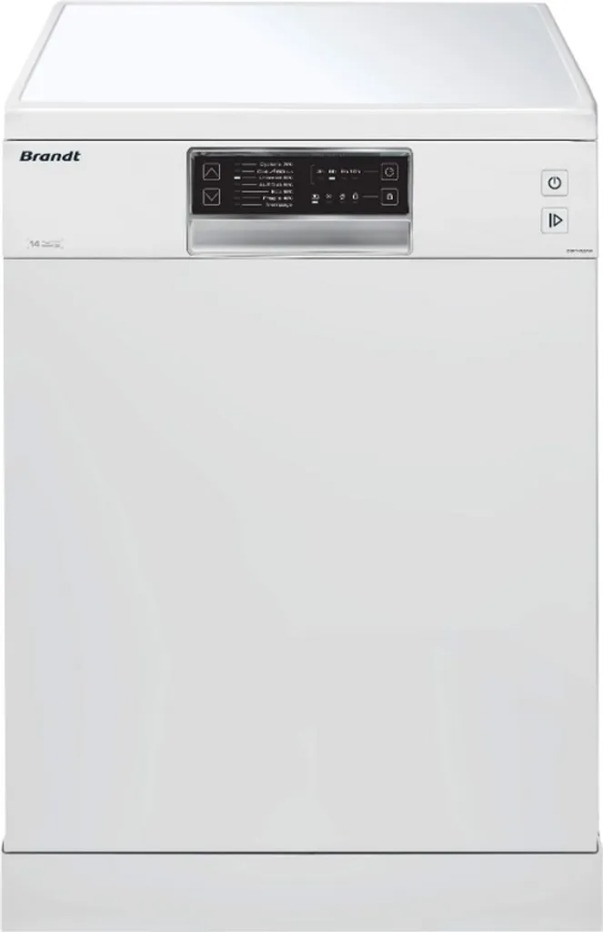 Lave-vaisselle Pose Libre Brandt 60cm 14 Couverts Silencieux