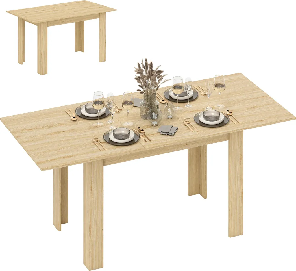 Table de salle à manger rectangulaire pour recevoir 8 personnes