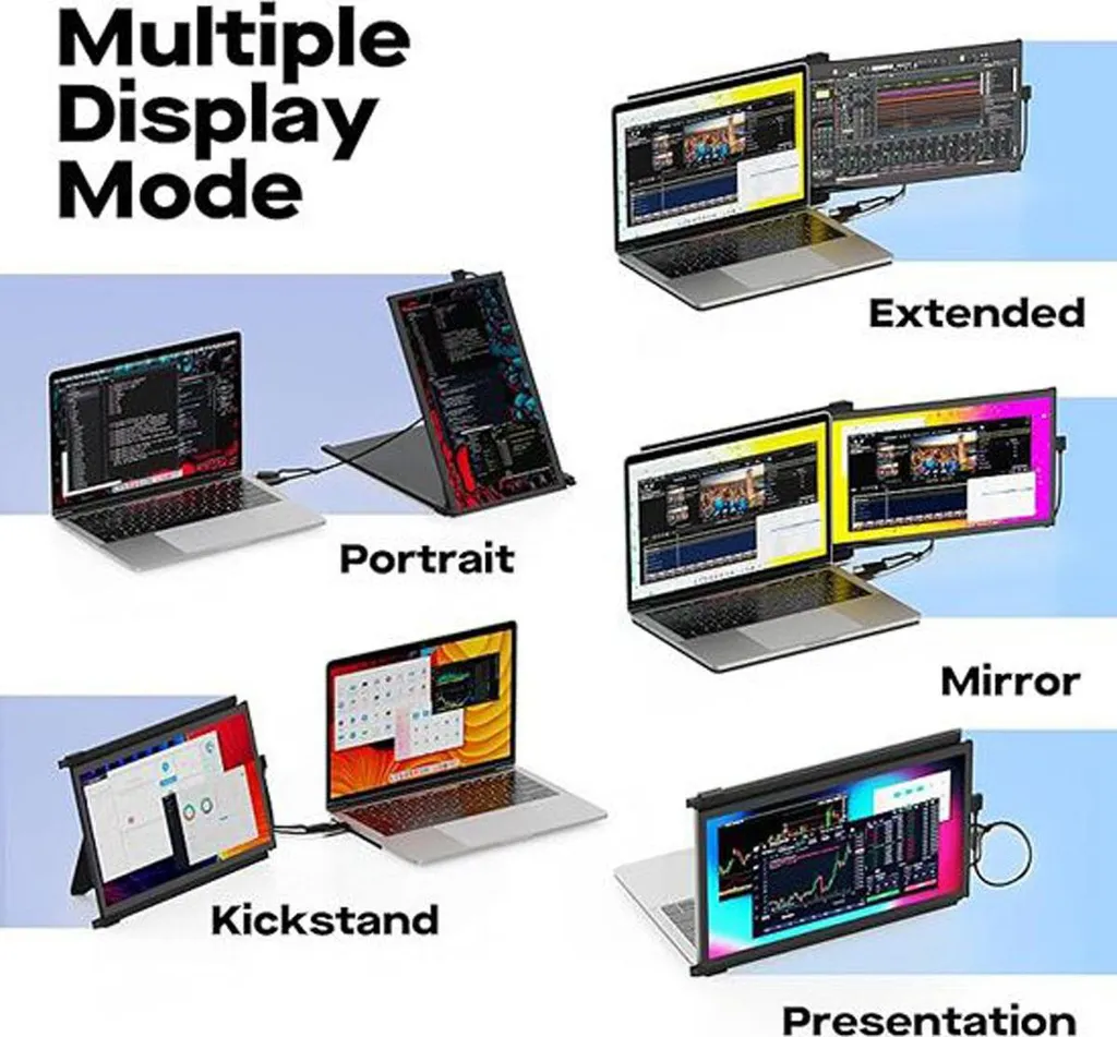 Écran Secondaire Portable 13,3" Full HD pour Télétravail et Nomadisme - 7