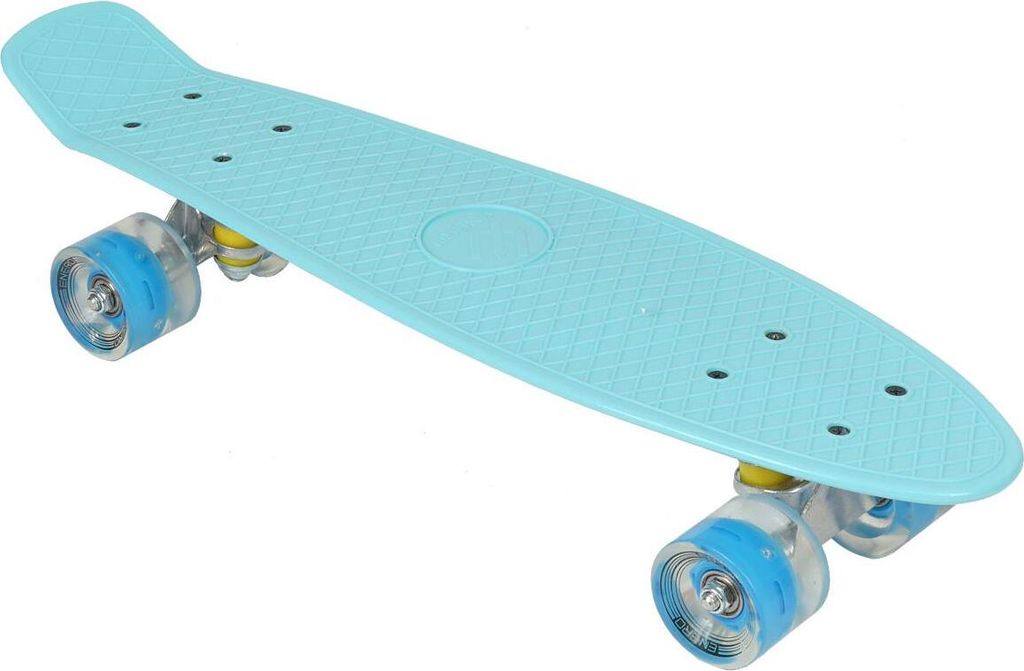 Kunststoff-Skateboard 22 Zoll enero blau geführt