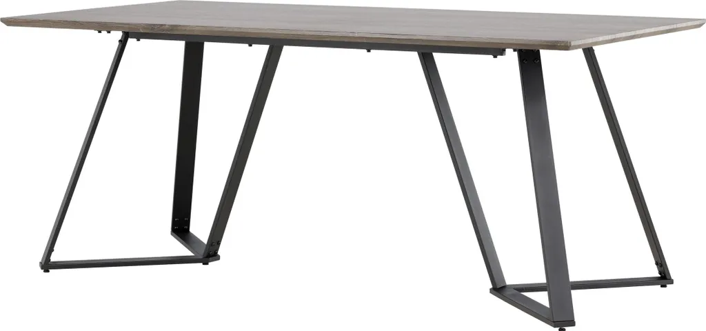 Grande table de repas rectangulaire Marina bois d'orme 180 cm - 14