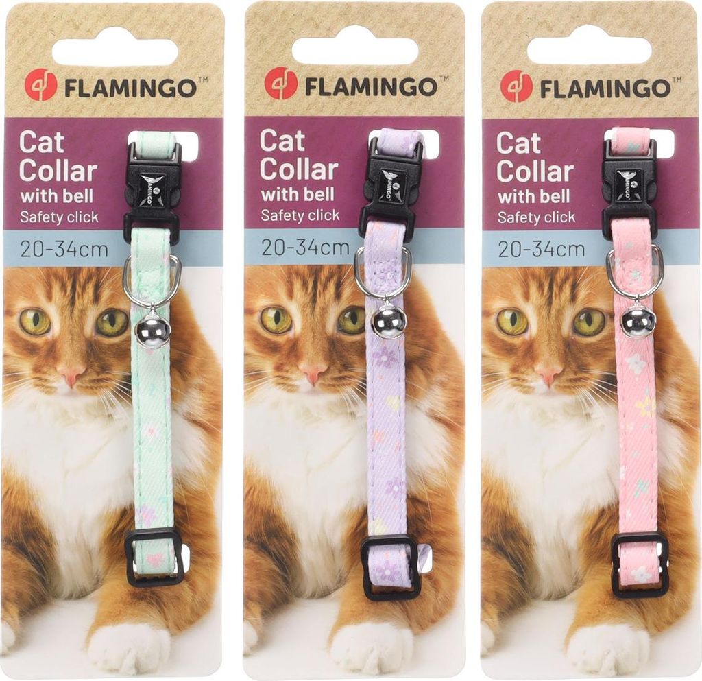 Flamingo Katzen Halsband Ami