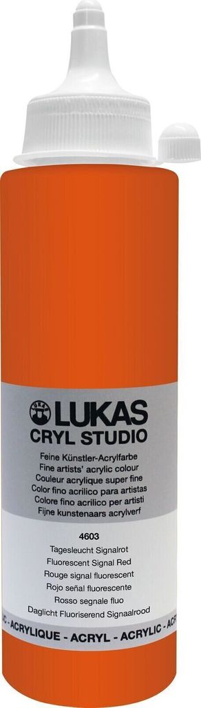 Lukas Cryl Studio Acrylfarbe Fluorescent Signal Red 250 ml 1 stk