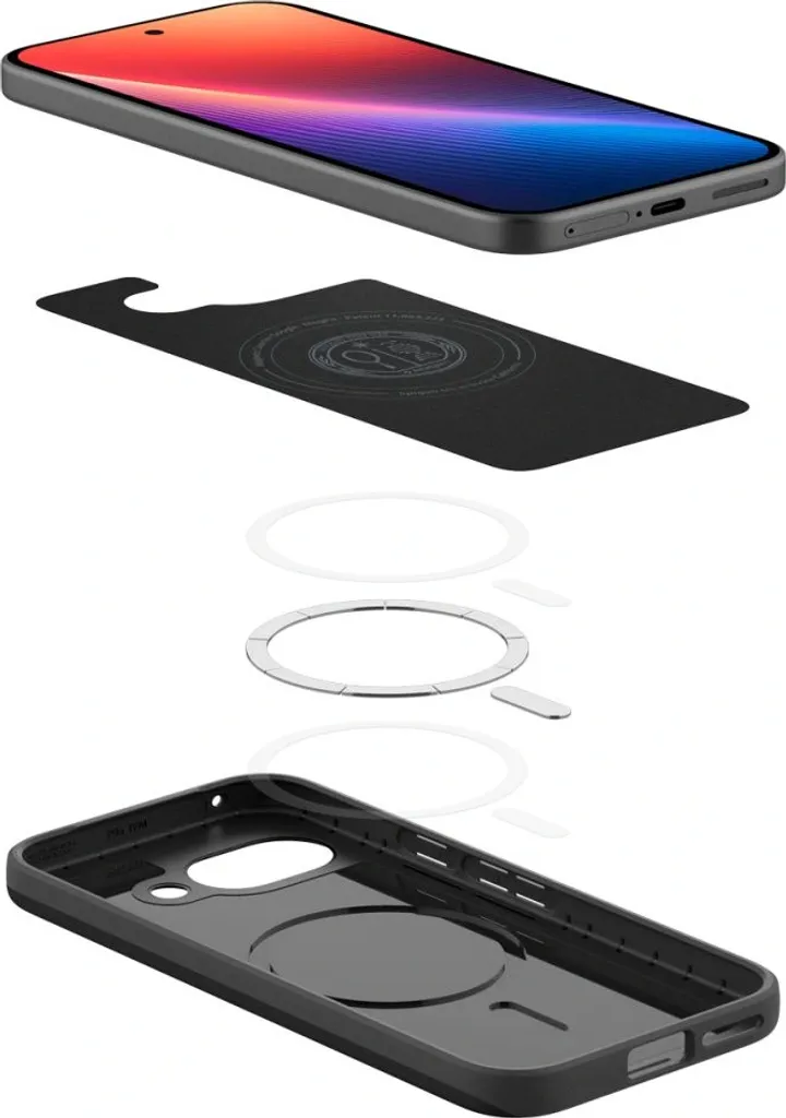 Coque MagSafe Pixel 9a Spigen Thin Fit Noire Fine et Ultra Résistante