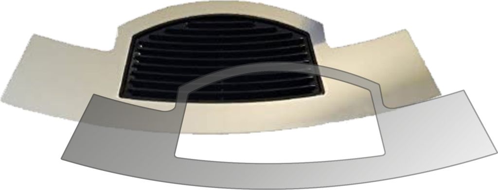 Schutzfolie für Jura D60 Tropfblech mit Sichtschutz Blickschutz Folie