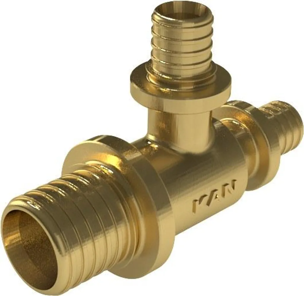Té de réduction laiton haute résistance 32-25-32 mm - UltraLINE