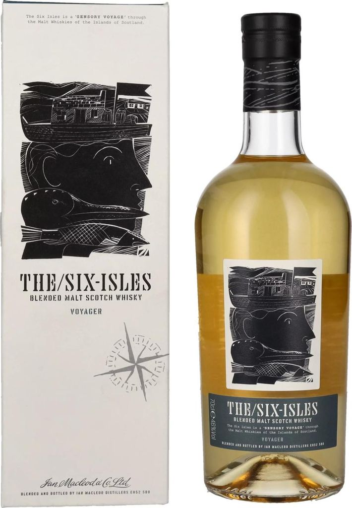 The Six Isles Blended Malt Scotch Whisky VOYAGER 46% Vol. Produktbild 