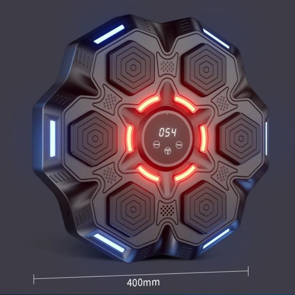 Machine de Boxe Murale Musicale Bluetooth avec Cibles Lumineuses LED - 6