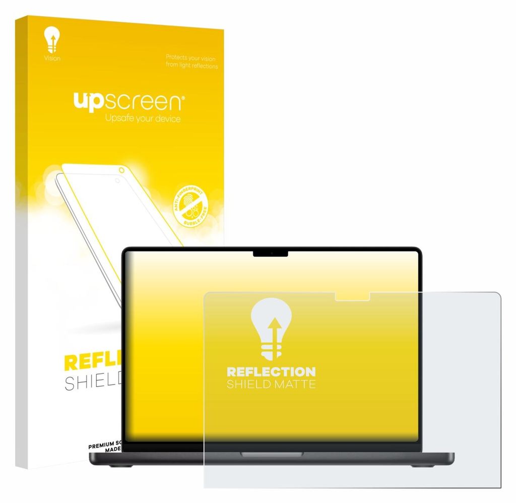 upscreen Schutzfolie für Apple MacBook Pro 14" M5 2026 Displayschutz Displayschutzfolie Folie Matt Entspiegelungsfolie