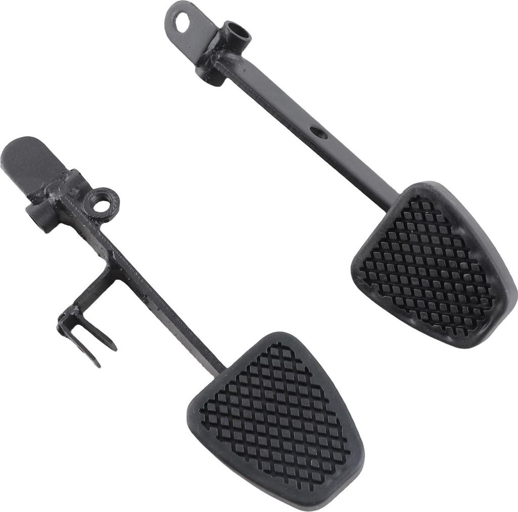 2pcs Bremse Gaspedal Pedale Auto Gaspedal rutschfest Fußstütze für Go Kart UTV ATV Quad