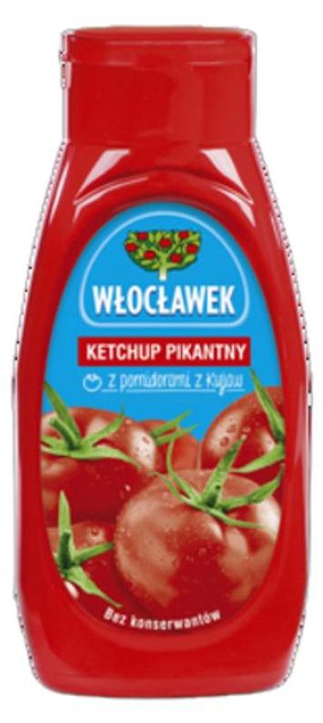 Ketchup Pikantny w Poręcznej Butelce Bez Konserwantów - Zdjęcie produktu 