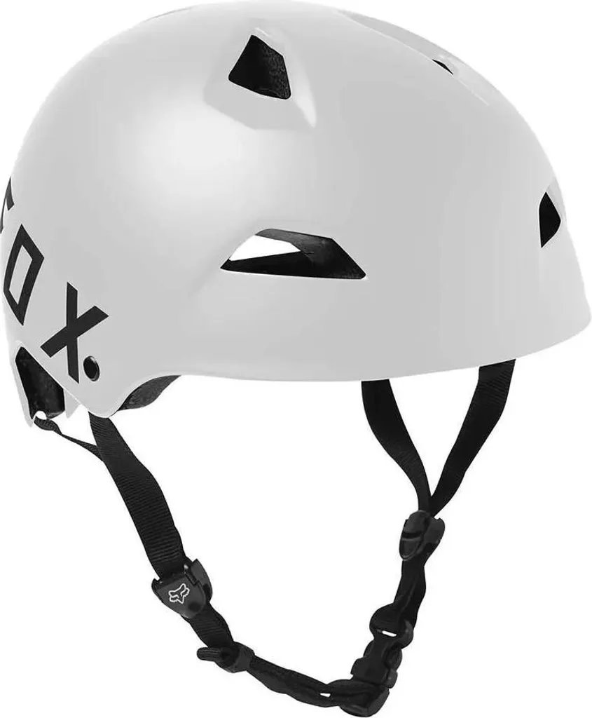Casque Fox Flight CE Blanc M avec Doublure EPS à Densité Multiple