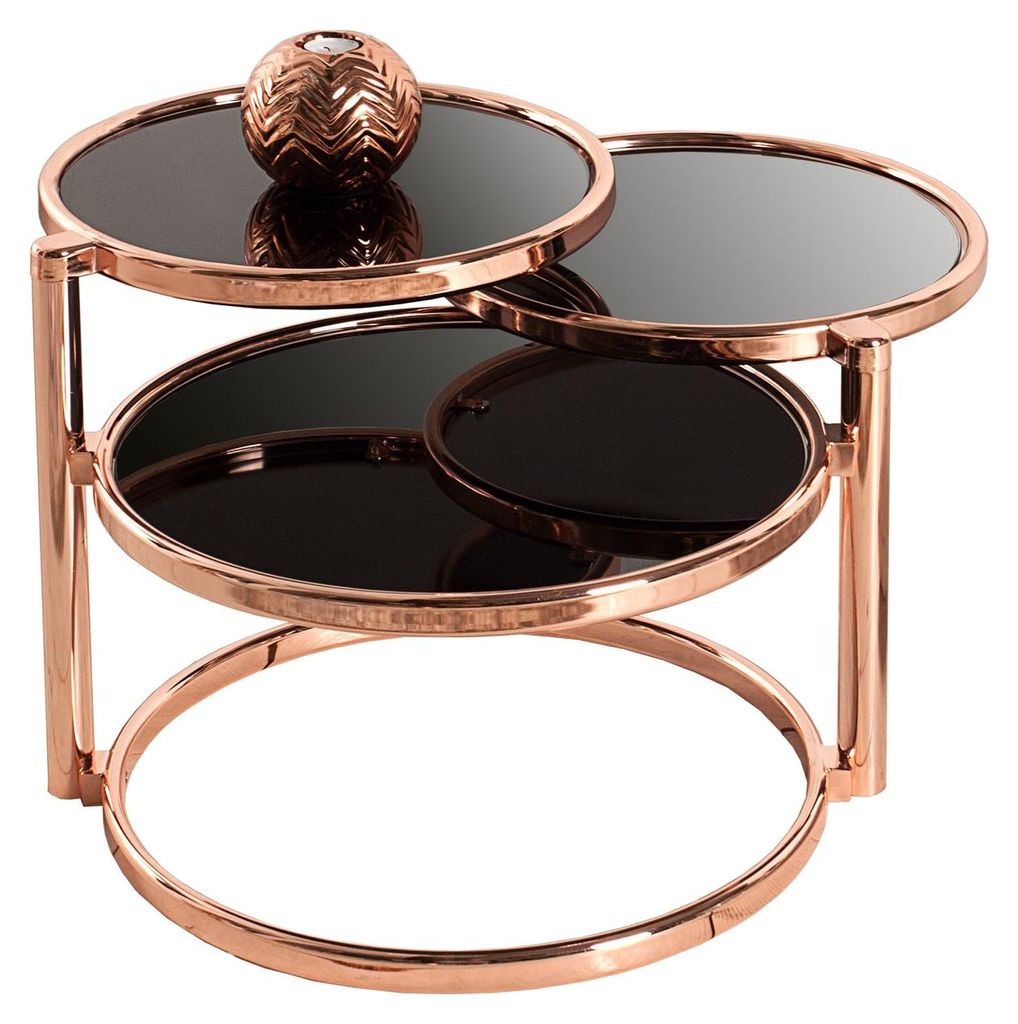 riess-ambiente Tavolino rotondo ART DECO III 155 cm rame Immagine del prodotto 