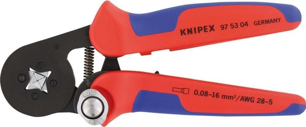 Knipex 97 53 04, Chrom-Vanadium-Stahl, Blau, Rot, 180 mm, Produktbild 