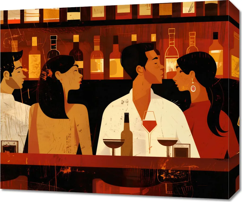 Recensione Quadro 60x50 Incontro al vino - Opinioni e Dettagli