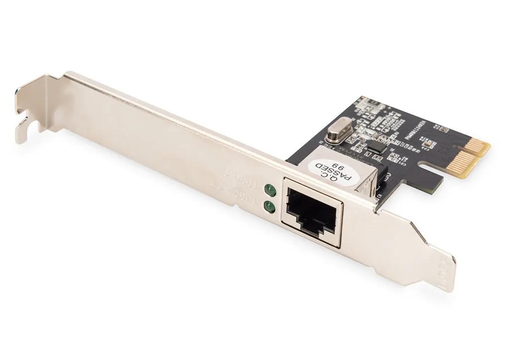 Digitus DN-10130-1 Scheda di Rete Gigabit PCIe: Connessione LAN Stabile