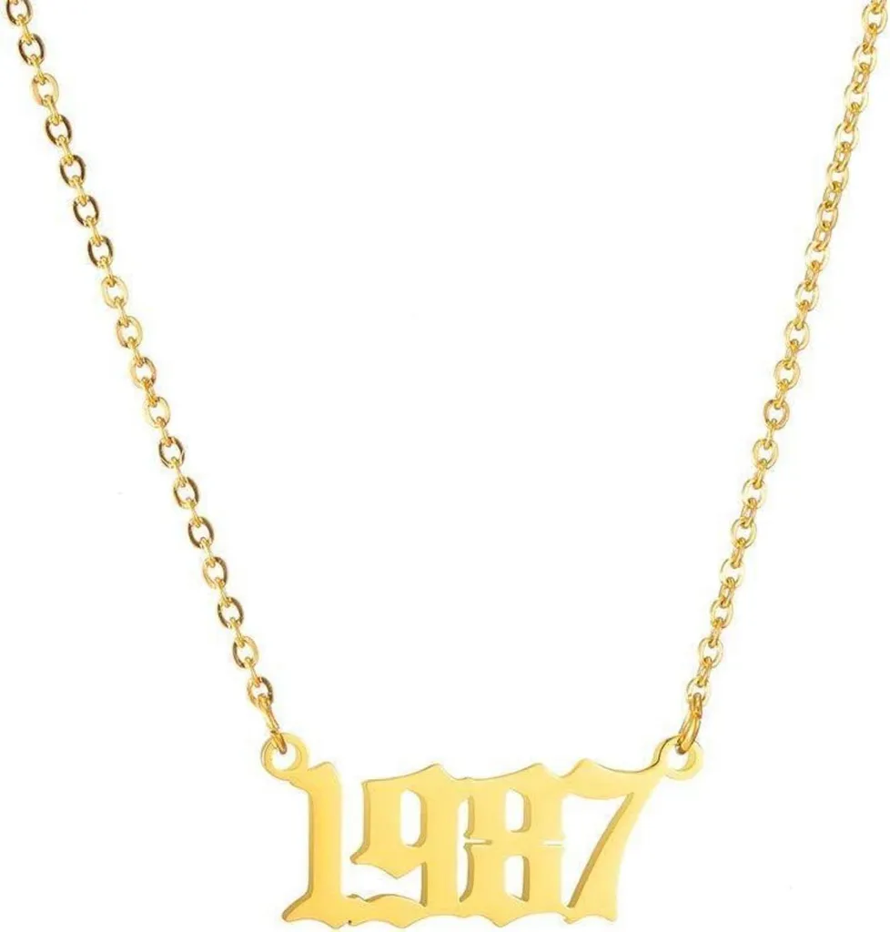 Collana Amicizia AFSTALR Anno di Nascita - Gioiello Vintage Donna