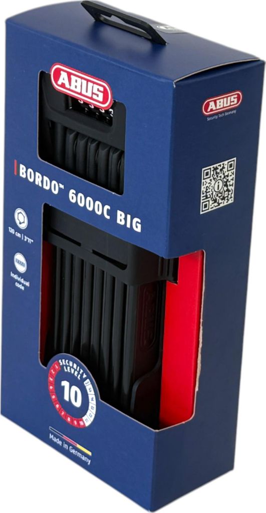 ABUS Bordo Combo 6000C/120 zamek składany o długości 120 cm Zdjęcie produktu 