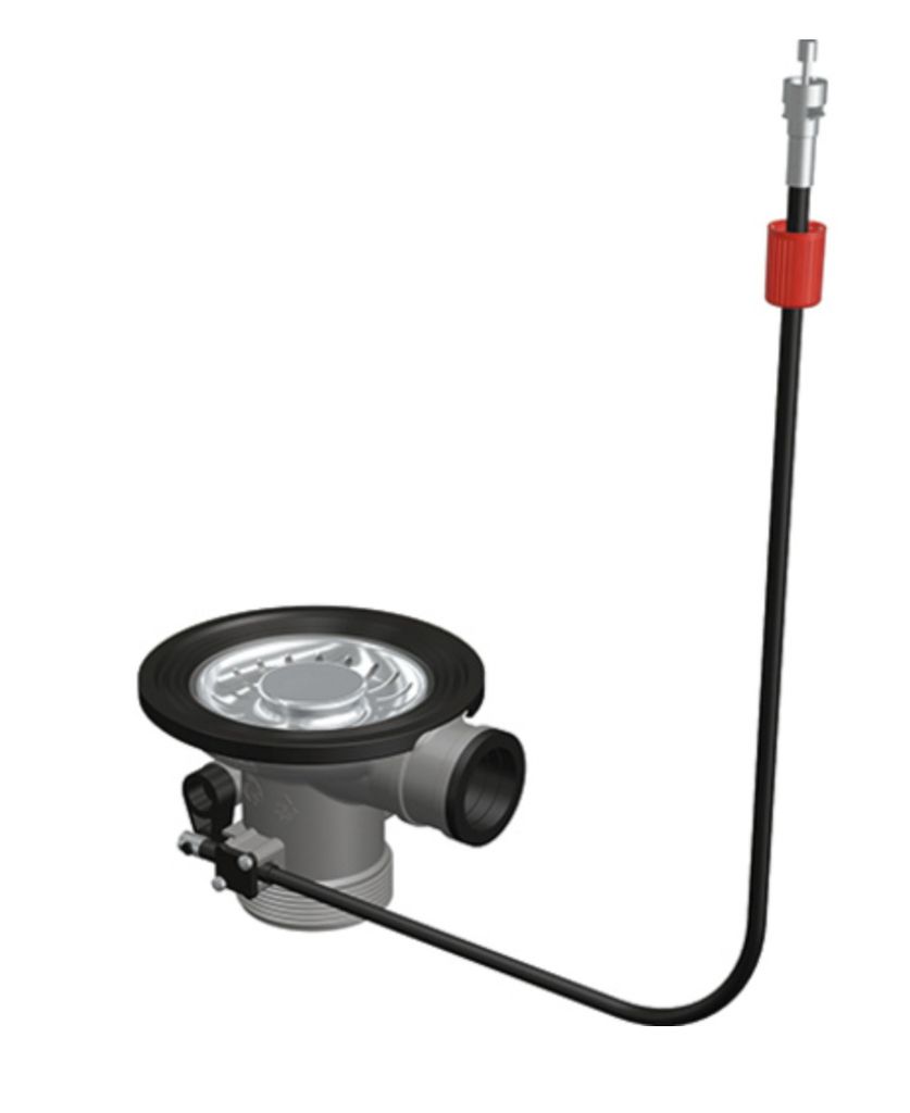 FRANKE 112.0301.415 Stößelventil ohne Überlaufanschluss für HYDROS HDX 654 / Ersatzteil Spüle / Ablaufgarnitur