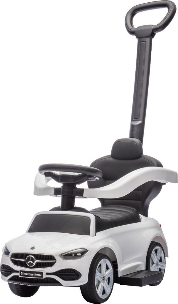 Eco Toys Laufauto Mercedes Benz Weiß mit Schiebestange 668 Produktbild 