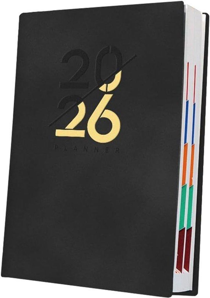 Täglicher Planer für Schüler, Lehrer & Berufstätige (Grundversion) - A5 145*209 mm Zeitmanagement-Notizbuch, 300 Seiten mit 2026-2027-Kalender ...