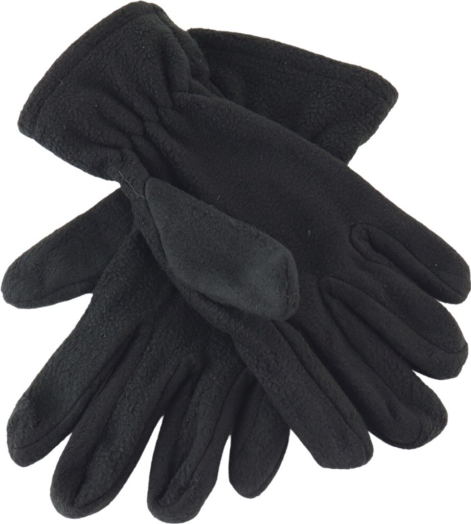 HIXA Fleece Handschuhe Winter Schwarz Herren Damen