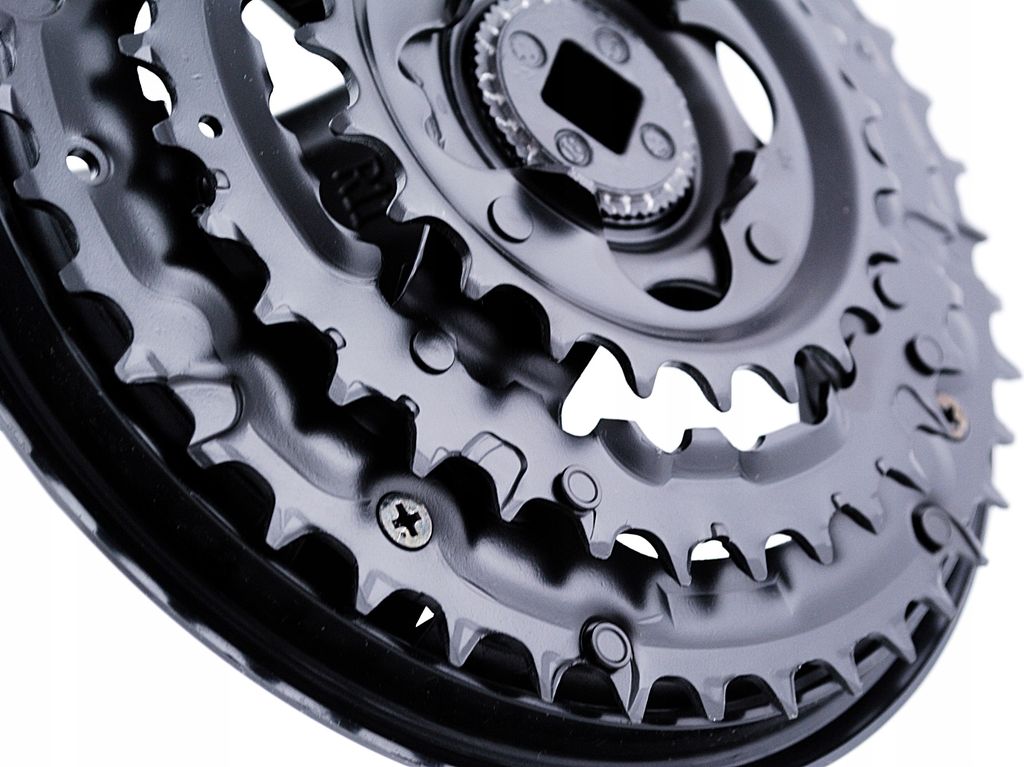 Shimano FC-TY501 pédalier 6/7/8 vitesses 48-38-28 dents avec protège-chaîne argenté
