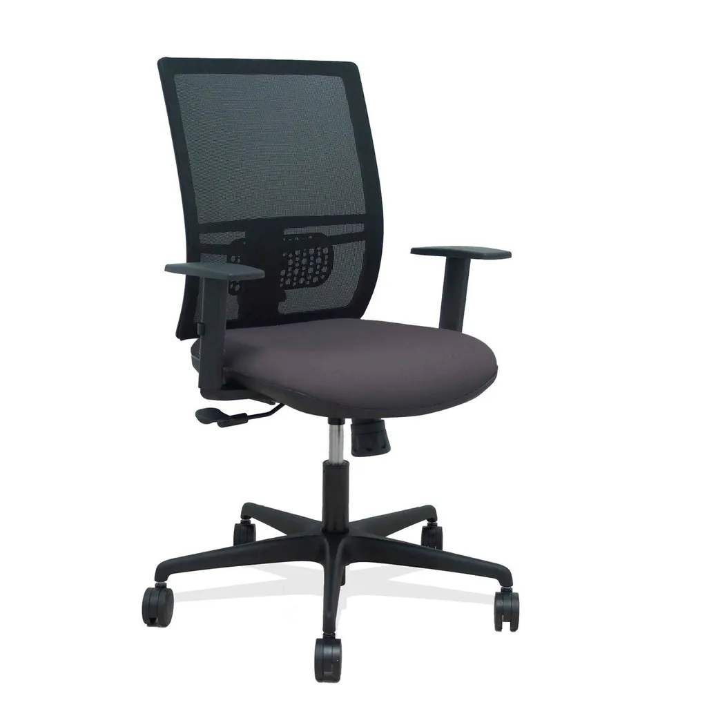 Siège de bureau professionnel Yunquera gris anthracite réglable en hauteur